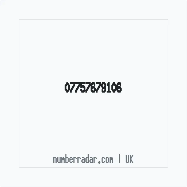 Reverse number check for +44 7757 679106 — who called me?