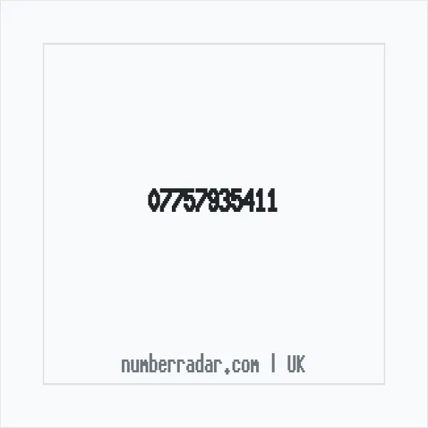 Reverse number check for +44 7757 935411 — who called me?