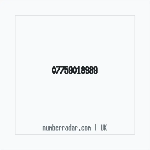 Reverse number check for +44 7759 018989 — who called me?