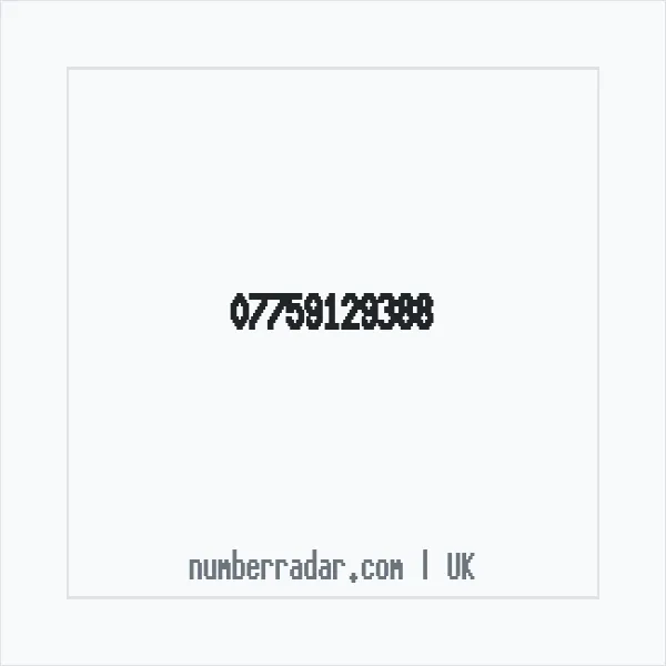 Reverse number check for +44 7759 129388 — who called me?