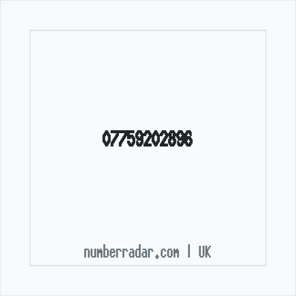 Reverse number check for +44 7759 202896 — who called me?