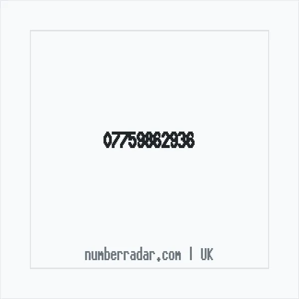 Reverse number check for +44 7759 862936 — who called me?