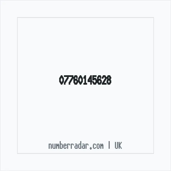 Reverse number check for +44 7760 145628 — who called me?