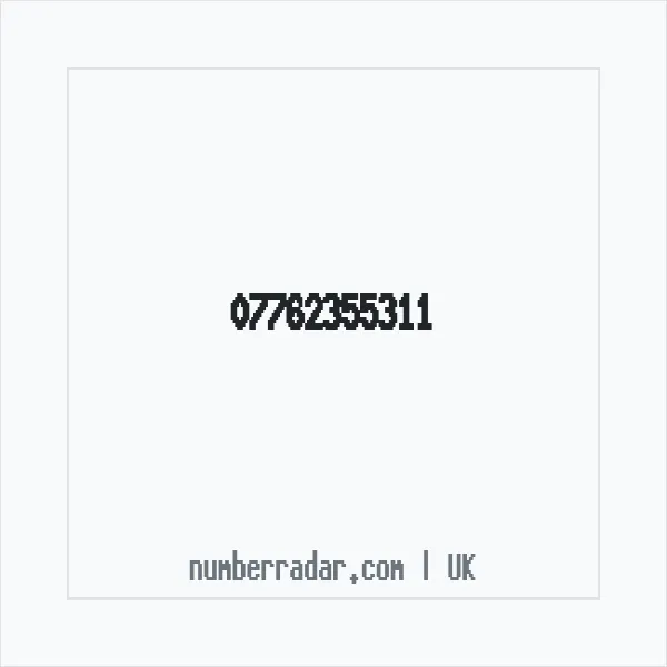 Reverse number check for +44 7762 355311 — who called me?