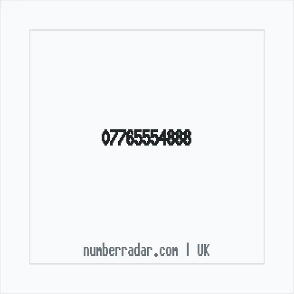Reverse number check for +44 7765 554888 — who called me?