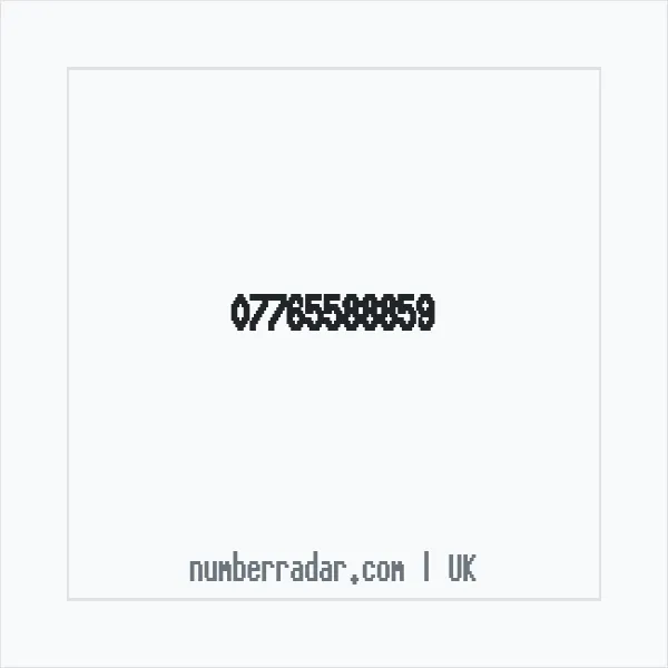 Reverse number check for +44 7765 588859 — who called me?
