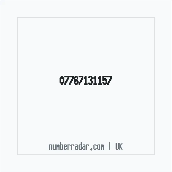 Reverse number check for +44 7767 131157 — who called me?
