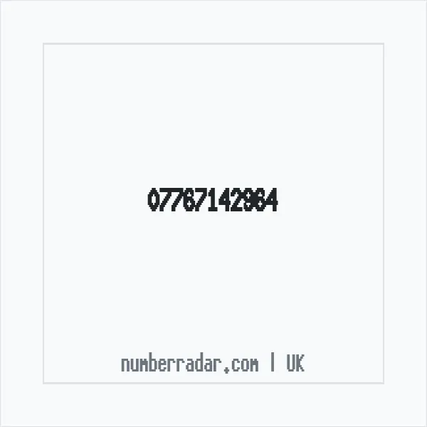 Reverse number check for +44 7767 142964 — who called me?