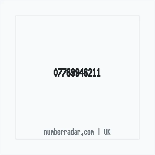 Reverse number check for +44 7769 946211 — who called me?