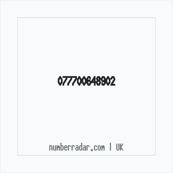 Reverse number check for +44 (7770) 064-890 — who called me?