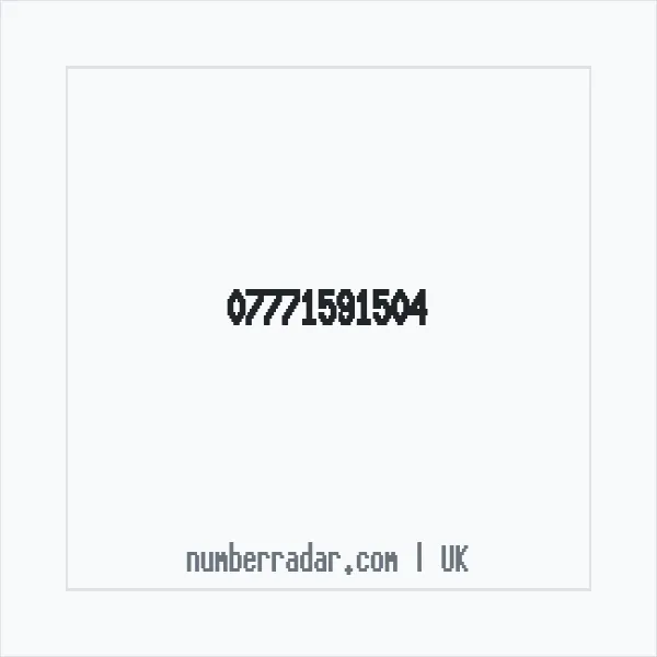 Reverse number check for +44 7771 591504 — who called me?