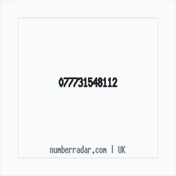 Reverse number check for +44 (7773) 154-811 — who called me?
