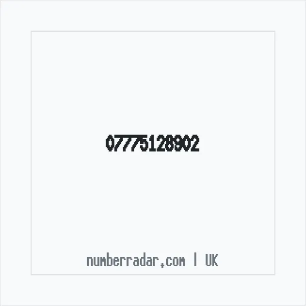 Reverse number check for +44 7775 128902 — who called me?