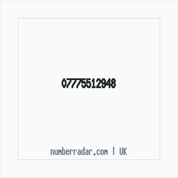 Reverse number check for +44 7775 512948 — who called me?