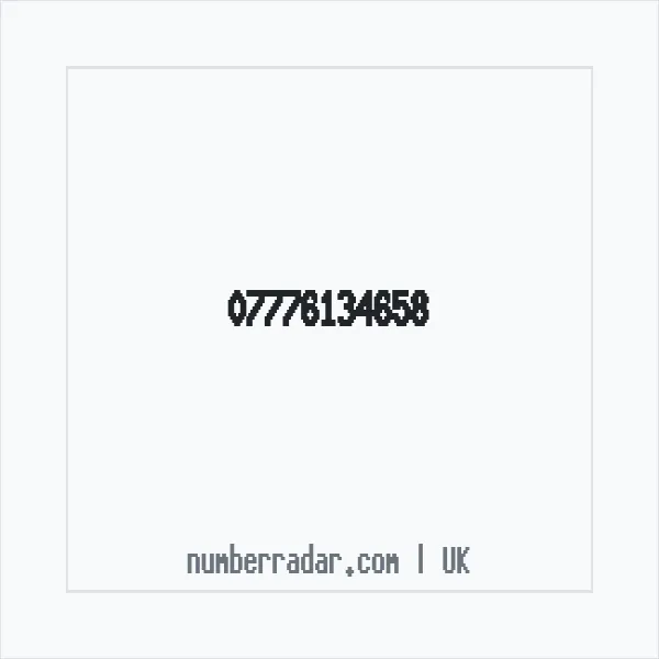 Reverse number check for +44 7776 134658 — who called me?