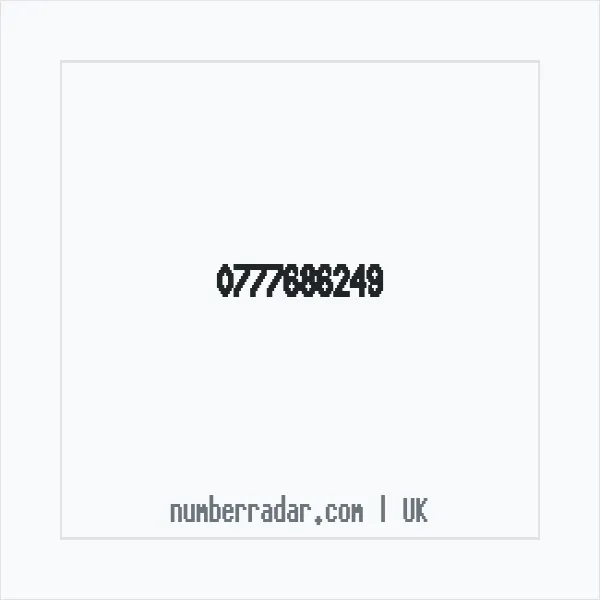Reverse number check for +44 777686249 — who called me?