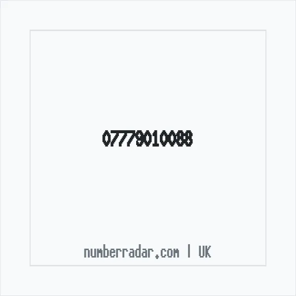Reverse number check for +44 7779 010088 — who called me?