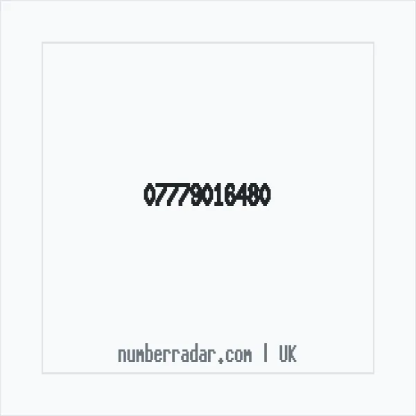 Reverse number check for +44 7779 016480 — who called me?