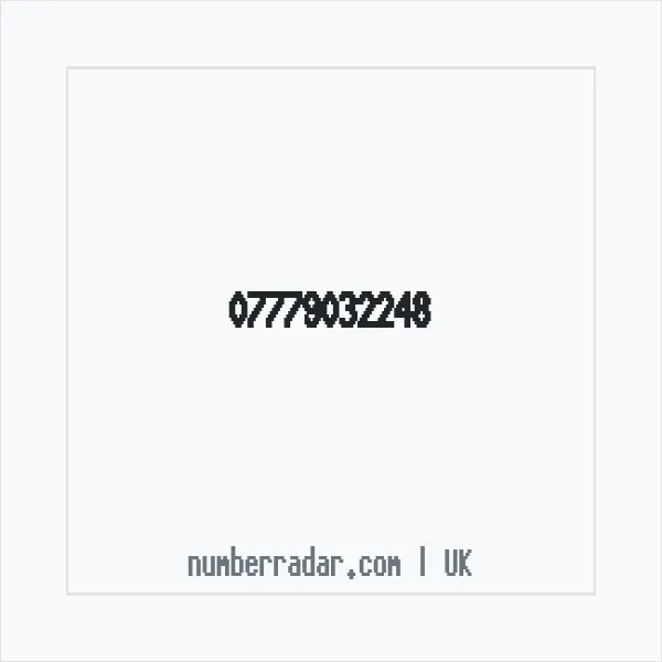 Reverse number check for +44 7779 032248 — who called me?