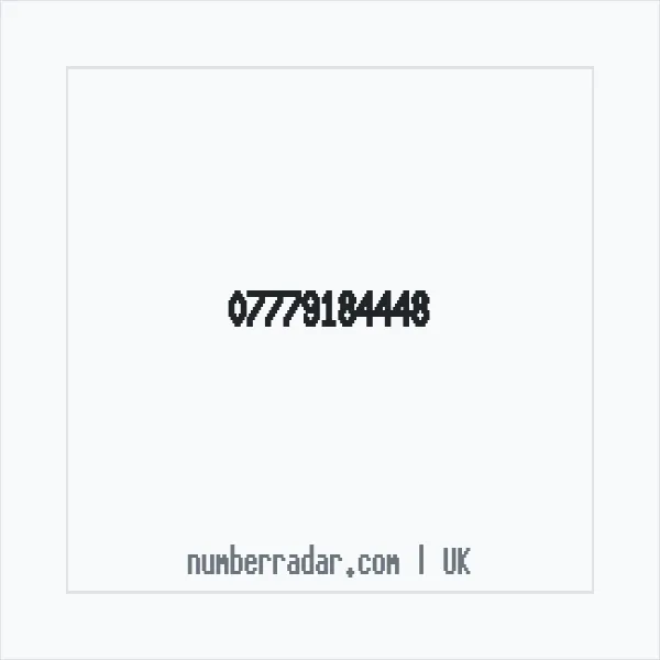 Reverse number check for +44 7779 184448 — who called me?