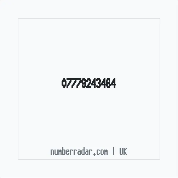 Reverse number check for +44 7779 243464 — who called me?