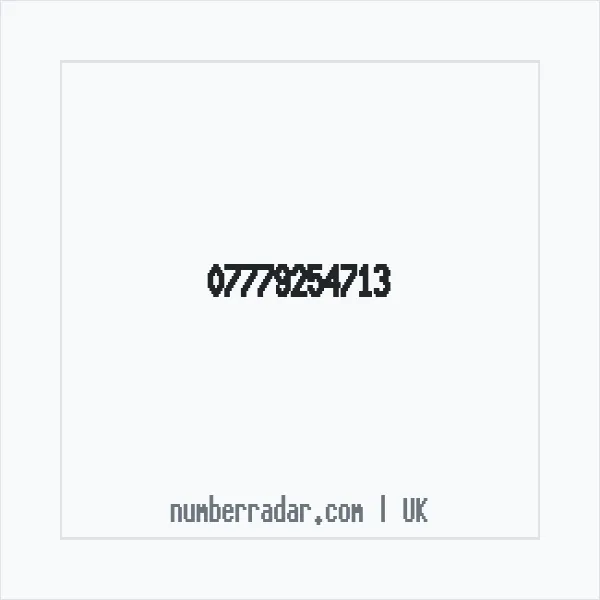 Reverse number check for +44 7779 254713 — who called me?