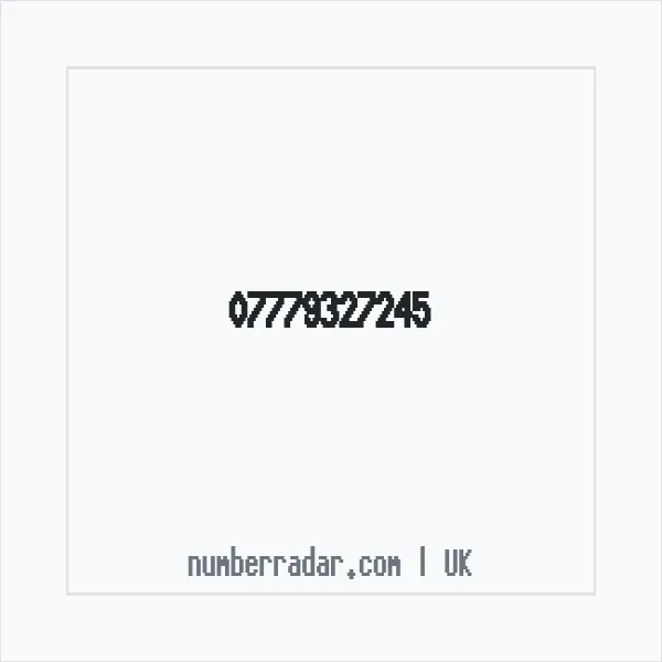 Reverse number check for +44 7779 327245 — who called me?