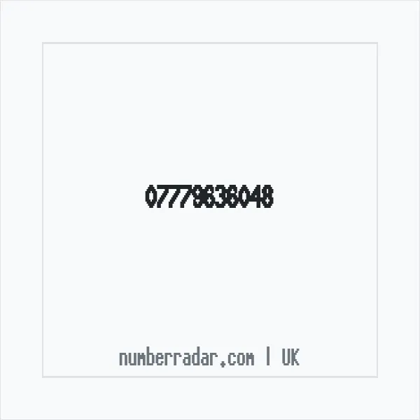 Reverse number check for +44 7779 636048 — who called me?