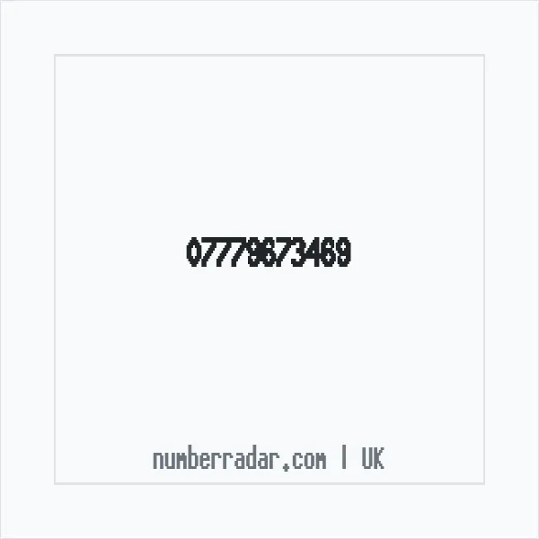 Reverse number check for +44 7779 673469 — who called me?