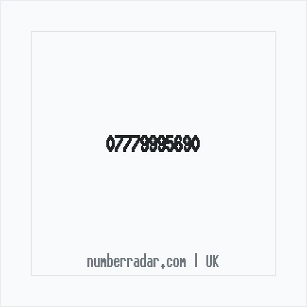 Reverse number check for +44 7779 995690 — who called me?