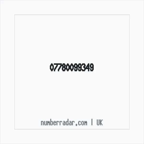 Reverse number check for +44 7780 099349 — who called me?