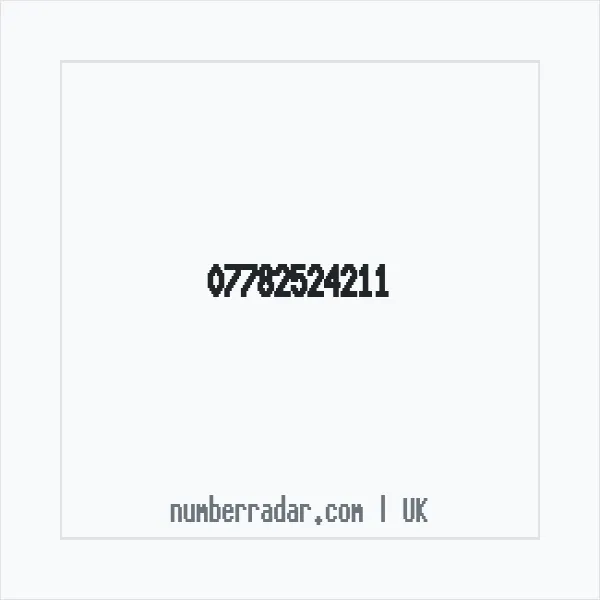 Reverse number check for +44 7782 524211 — who called me?
