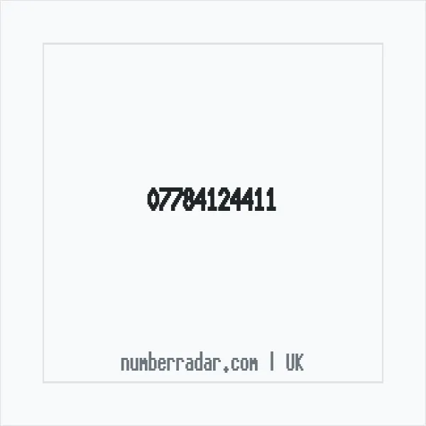 Reverse number check for +44 7784 124411 — who called me?