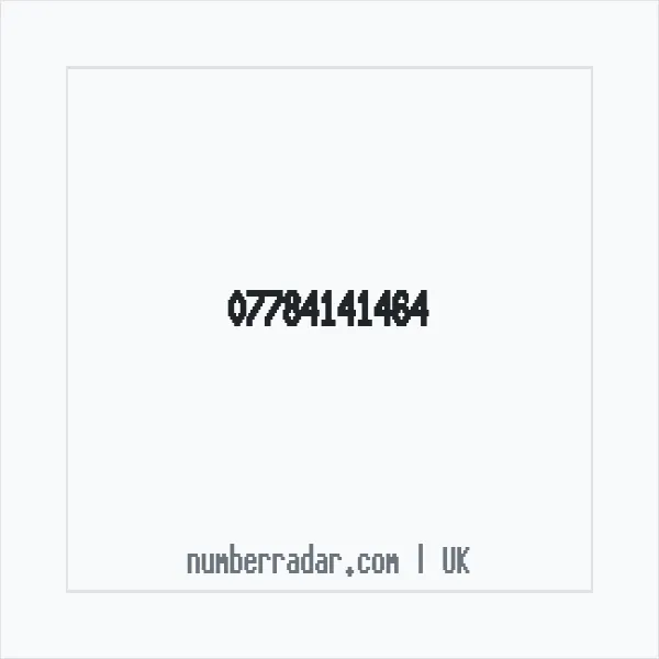 Reverse number check for +44 7784 141464 — who called me?