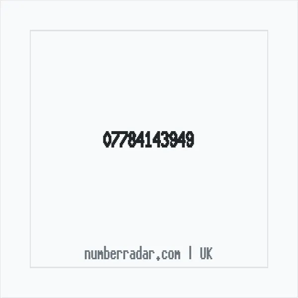 Reverse number check for +44 7784 143949 — who called me?