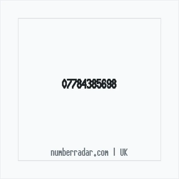 Reverse number check for +44 7784 385698 — who called me?