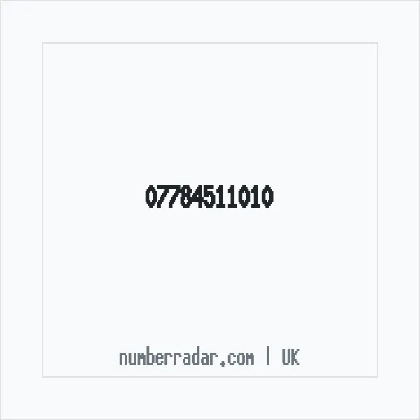 Reverse number check for +44 7784 511010 — who called me?