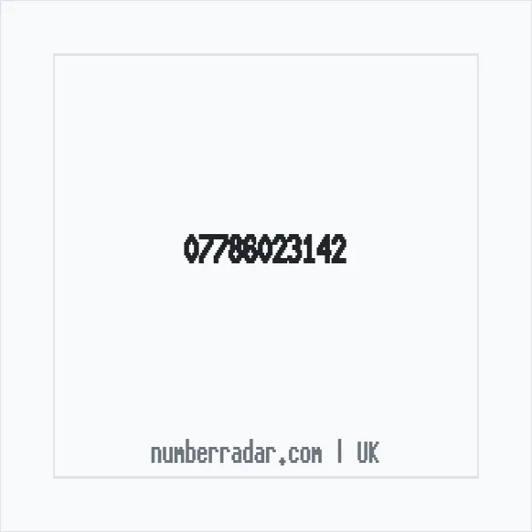 Reverse number check for +44 7786 023142 — who called me?
