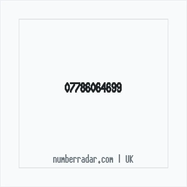Reverse number check for +44 7786 064699 — who called me?