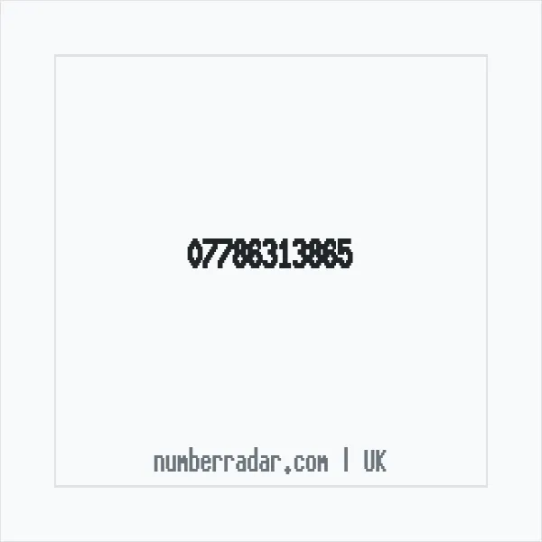 Reverse number check for +44 7786 313865 — who called me?