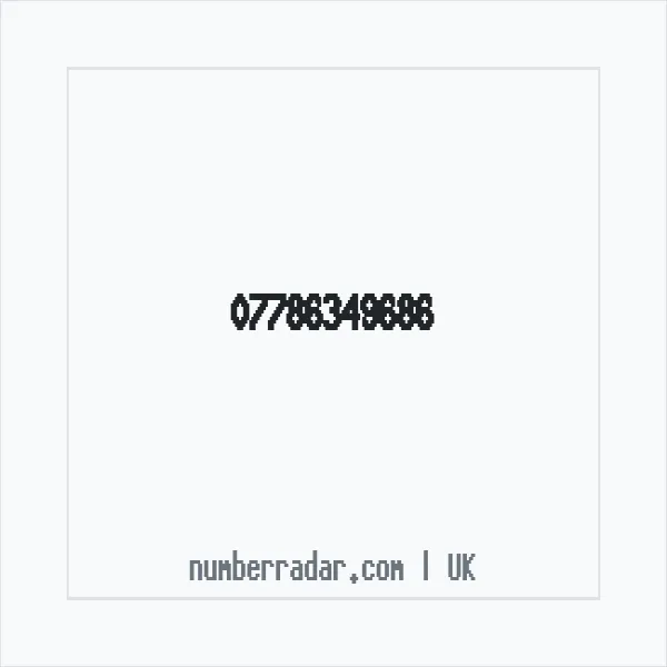 Reverse number check for +44 7786 349686 — who called me?