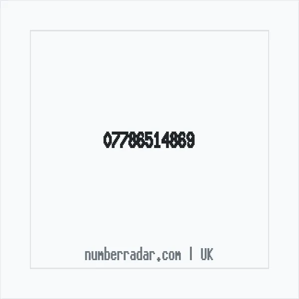 Reverse number check for +44 7786 514869 — who called me?