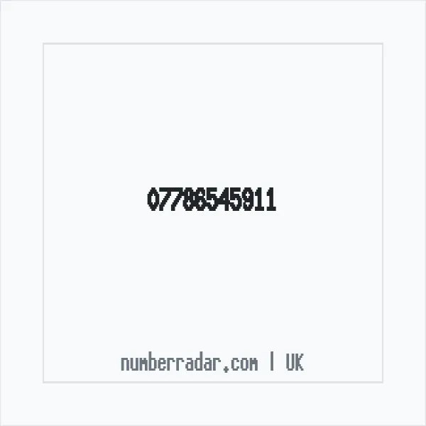 Reverse number check for +44 7786 545911 — who called me?