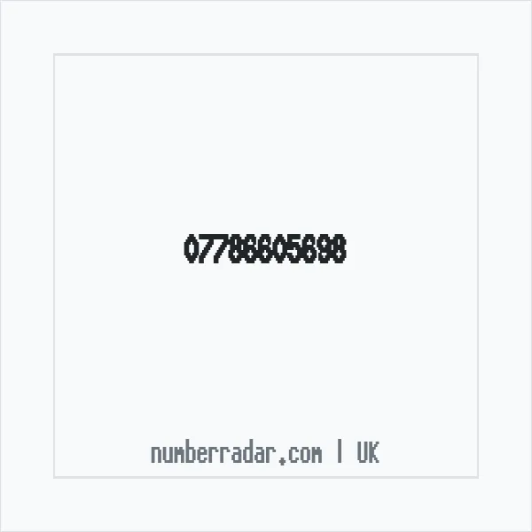 Reverse number check for +44 7786 605698 — who called me?