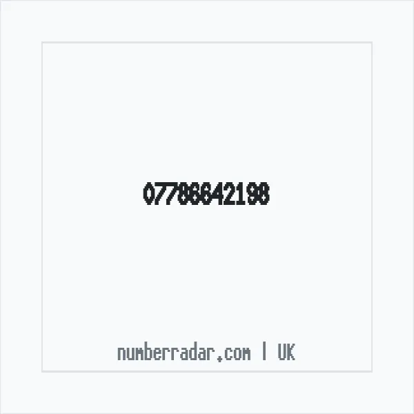 Reverse number check for +44 7786 642198 — who called me?