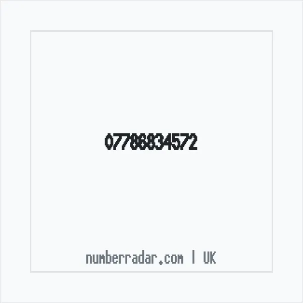 Reverse number check for +44 7786 834572 — who called me?