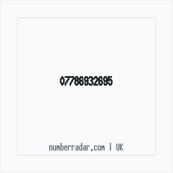 Reverse number check for +44 7786 932695 — who called me?