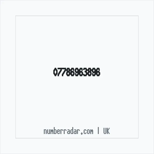 Reverse number check for +44 7786 963896 — who called me?