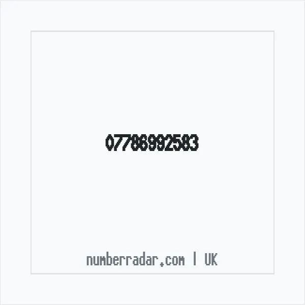 Reverse number check for +44 7786 992583 — who called me?