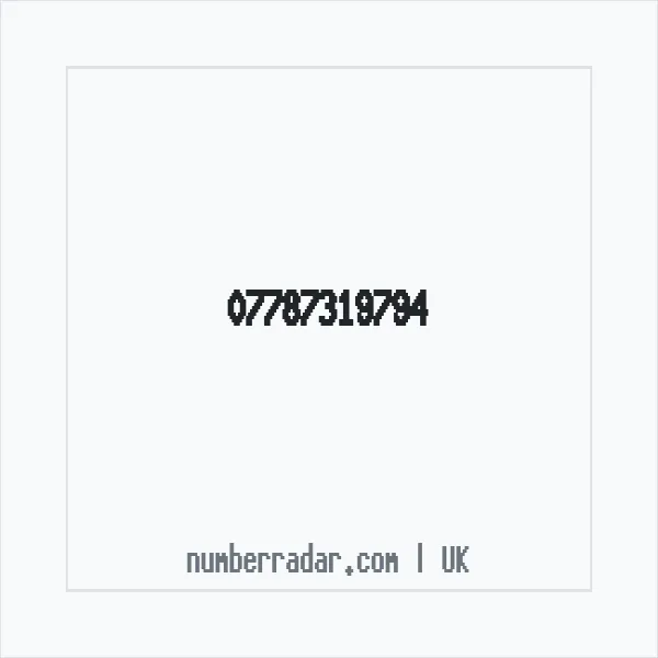 Reverse number check for +44 7787 319794 — who called me?